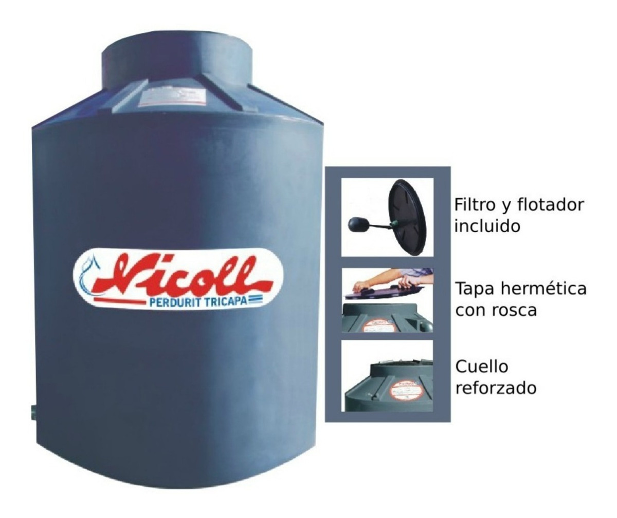 Tanque Para Agua Perdurit Plus 600 Lts Us 17486 En Mercado Libre 1466