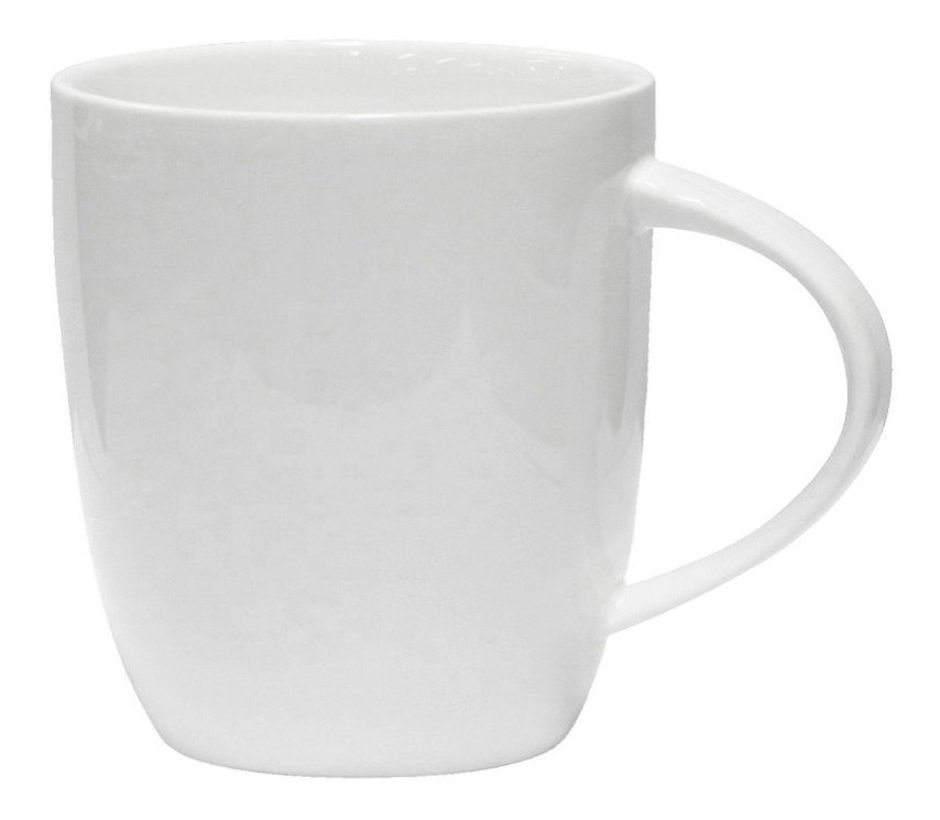 Taza Mug 310 Ml Cerámica Blanca - $ 37,00 en Mercado Libre