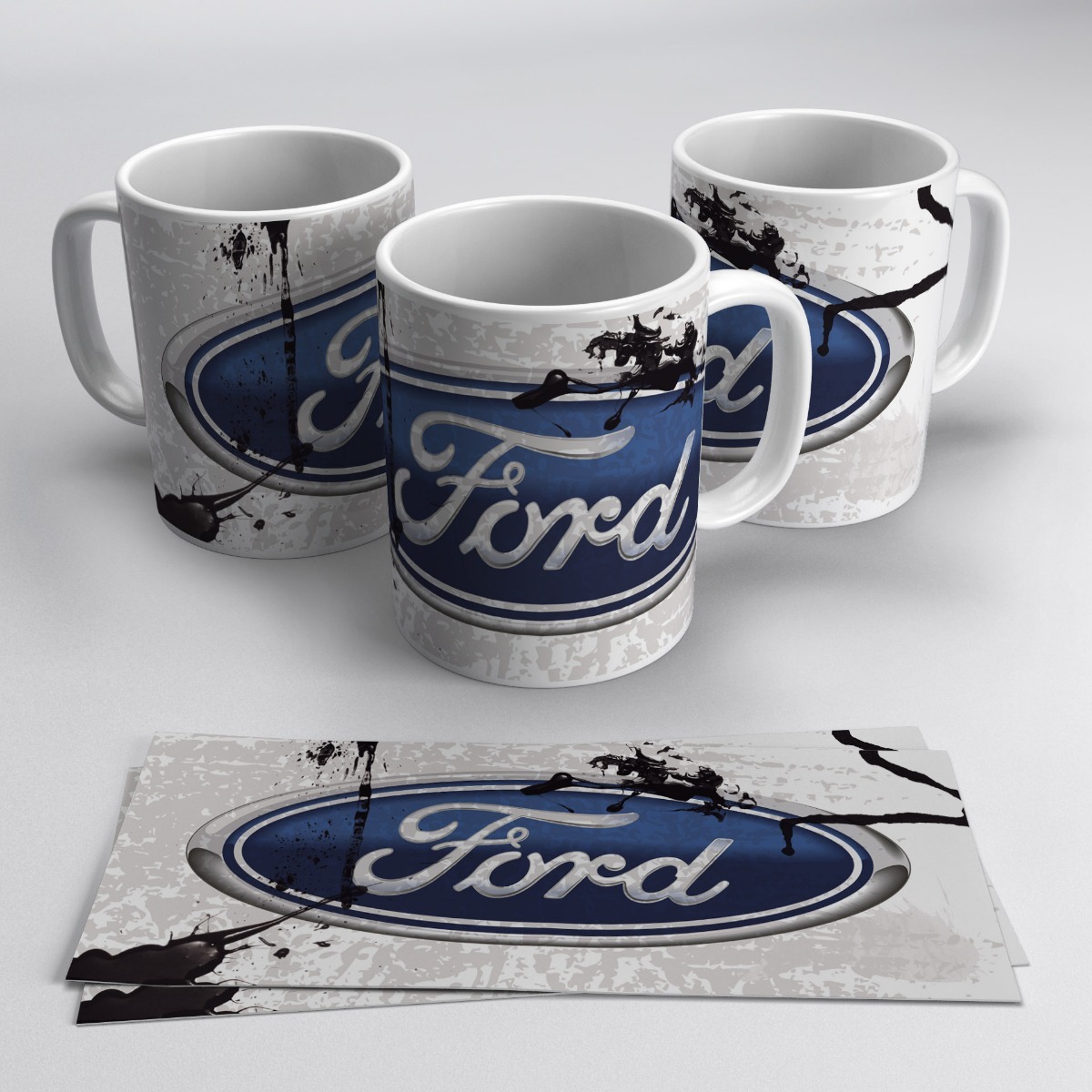 Tazas De Marcas De Autos,cat,renault,volks,chevrolet,ford - $ 70,00 en ...