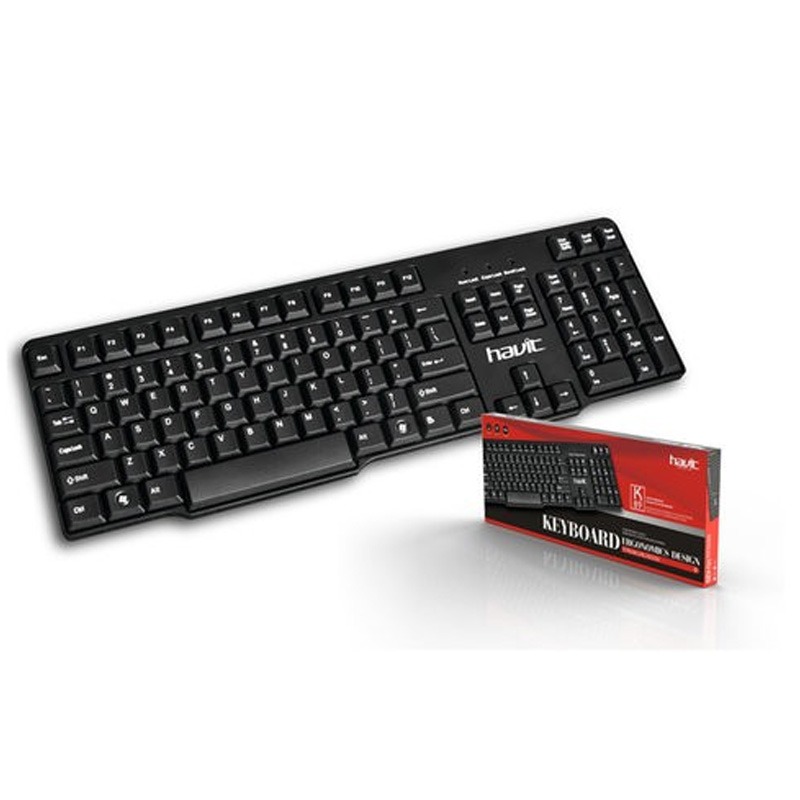 Teclado Havit Hv-k89 C/ Teclado Numérico, Usb Black - U$S 9,99 en