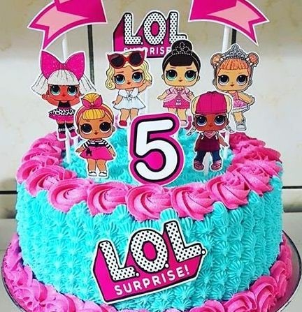 Torta Lol Surprise En Merengue / Chantilly - $ 600,00 en Mercado Libre