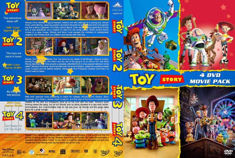 toy story 1 2 3 4 dvd