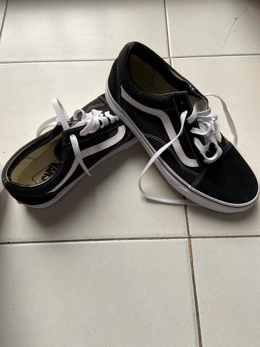 vans old skool negras unisex vans old skool negras unisex