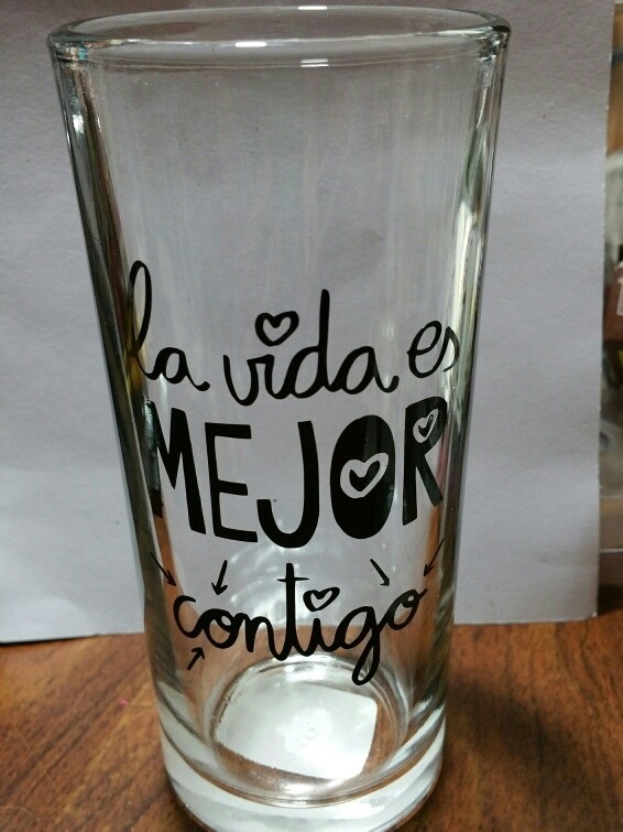 Vasos De Vidrio Personalizados En Mercado Libre