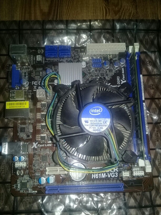 Asrock h61m vg3 подключение