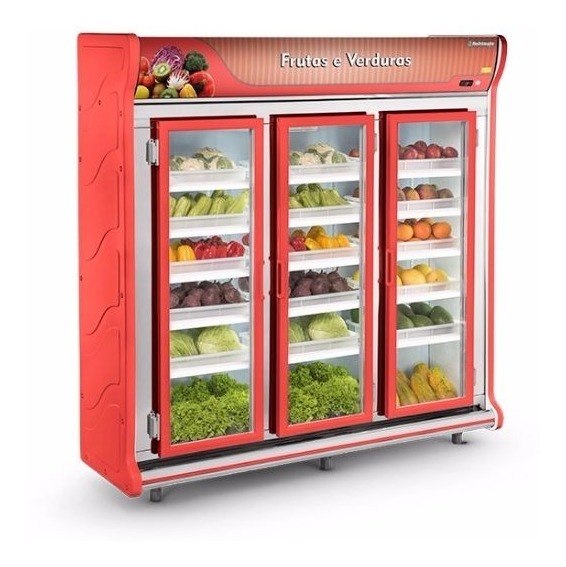 Vitrinas Refrigeradas Vertical 3 Puertas Frutas Y Verduras - U$S 2.520 ...