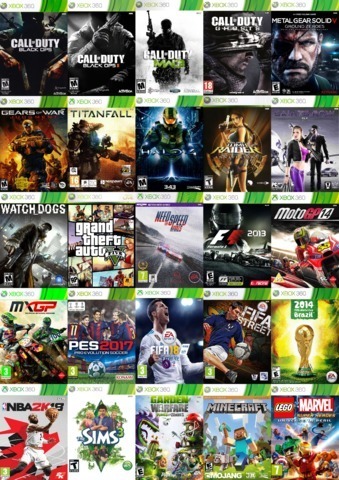 Xbox 360 Rgh Juegos Nuevos Garantidos Rmc - $ 100,00 en Mercado Libre