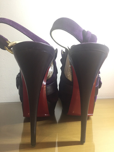 Christian Louboutin Slingbacks morado Christian Louboutin Slingbacks morado