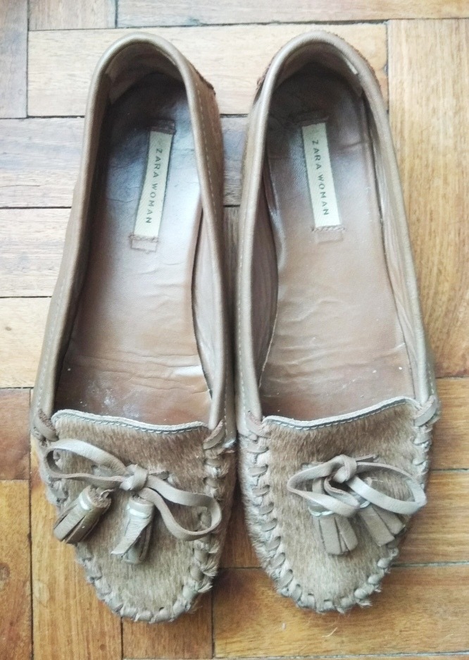 Zapatos Dama Chatitas Cuero, Hush Puppies, Talle 38 - $ 580,00 en